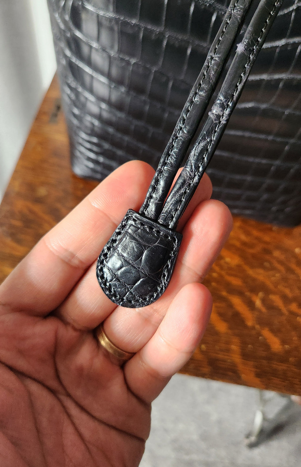 Crocodile Leather Handcrafted Backpack