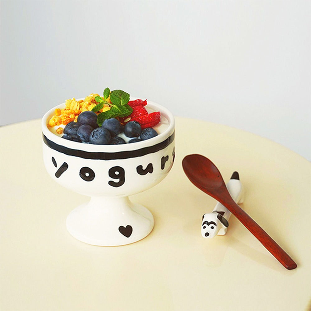 [WALWAL STUDIO] Drawing Yogurt Bowl + Ribbon Gift Package