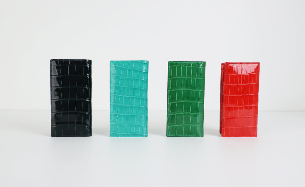 [Limited Edition] HCP Porosus Crocodile Long Wallet Collection