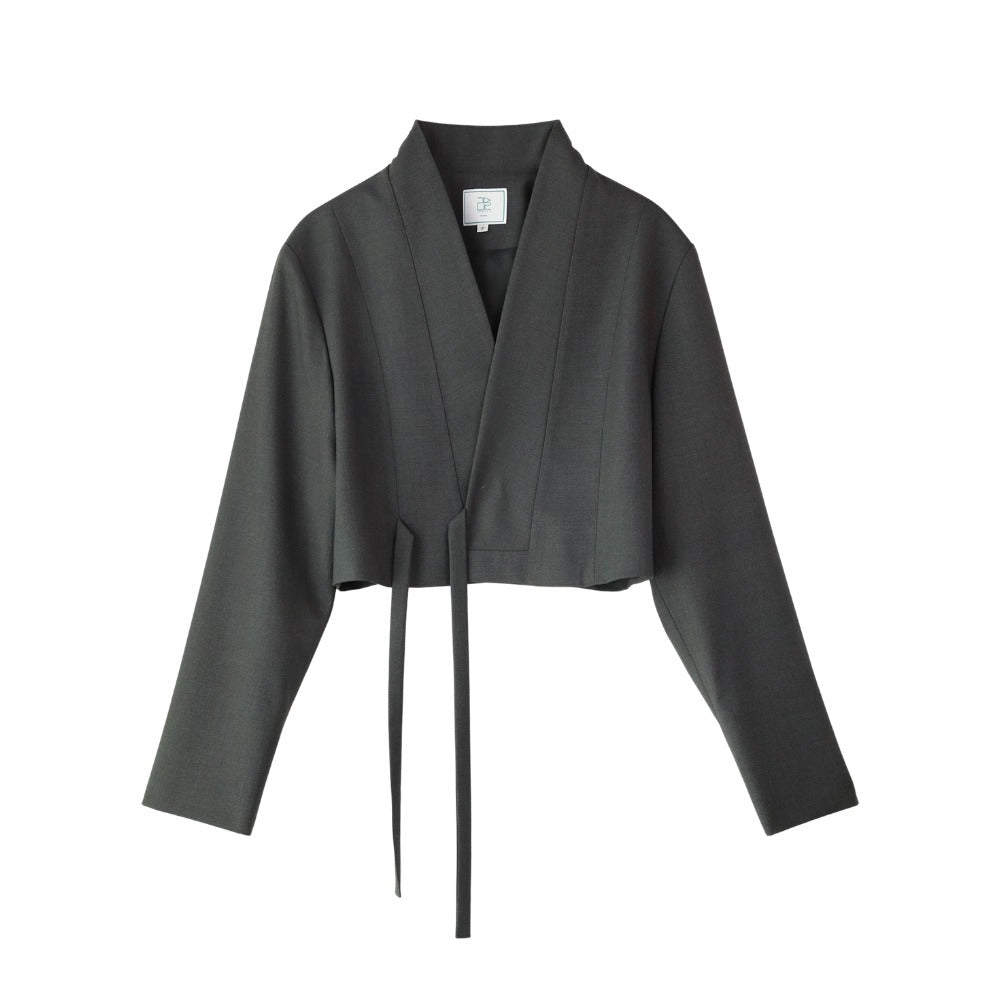 Leesle Maerang Crop Jacket [Charcoal]