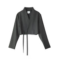 Leesle Maerang Crop Jacket [Charcoal]