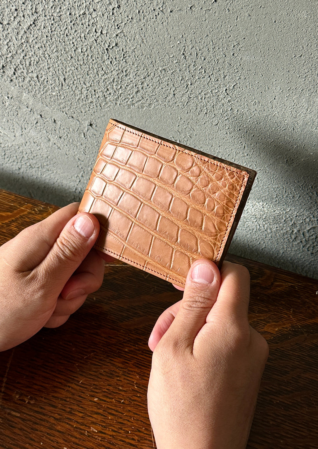 Crocodile Bifold Wallet (Sahara &amp; Himalaya Edition)