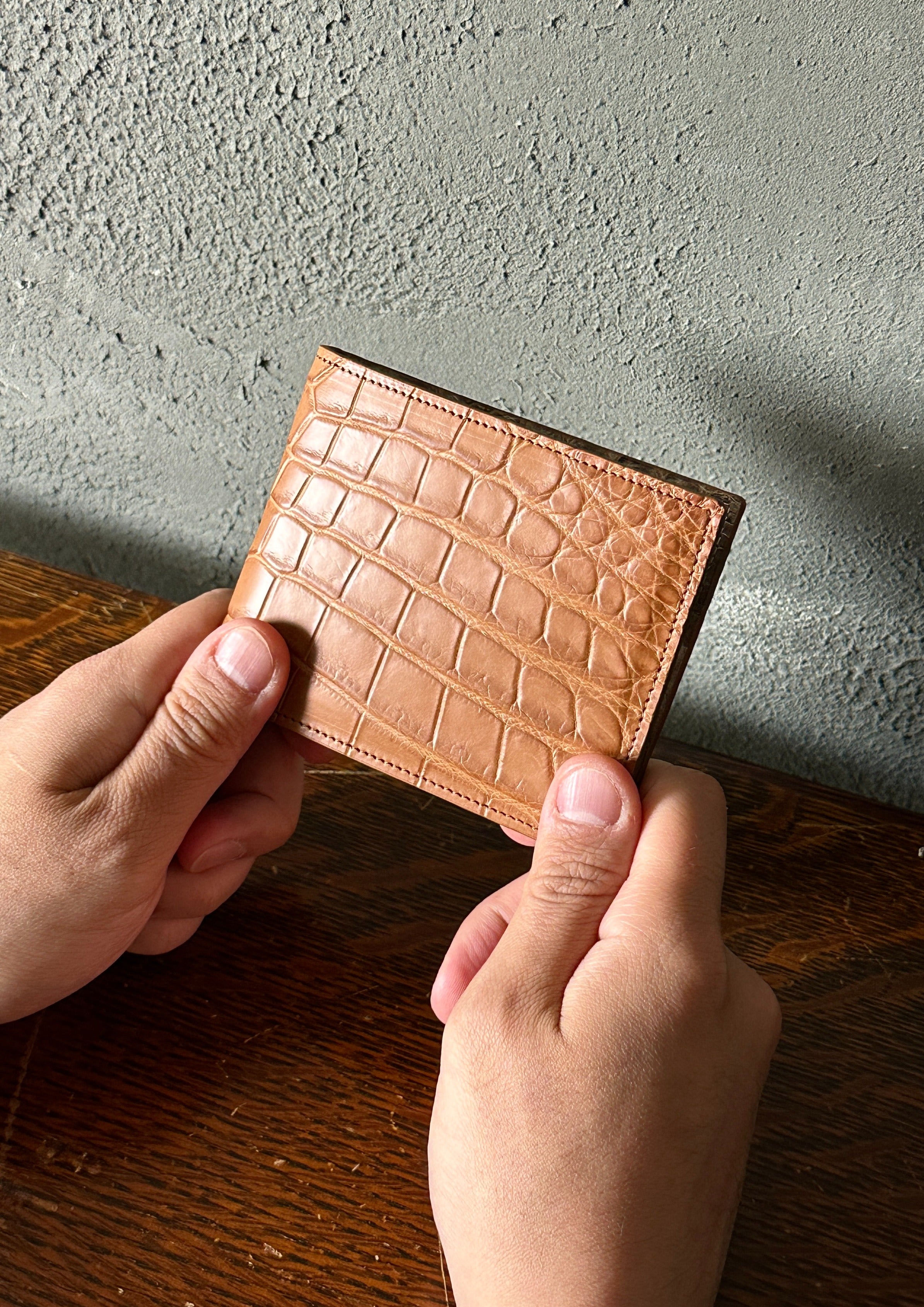 Crocodile Bifold Wallet (Sahara &amp; Himalaya Edition)