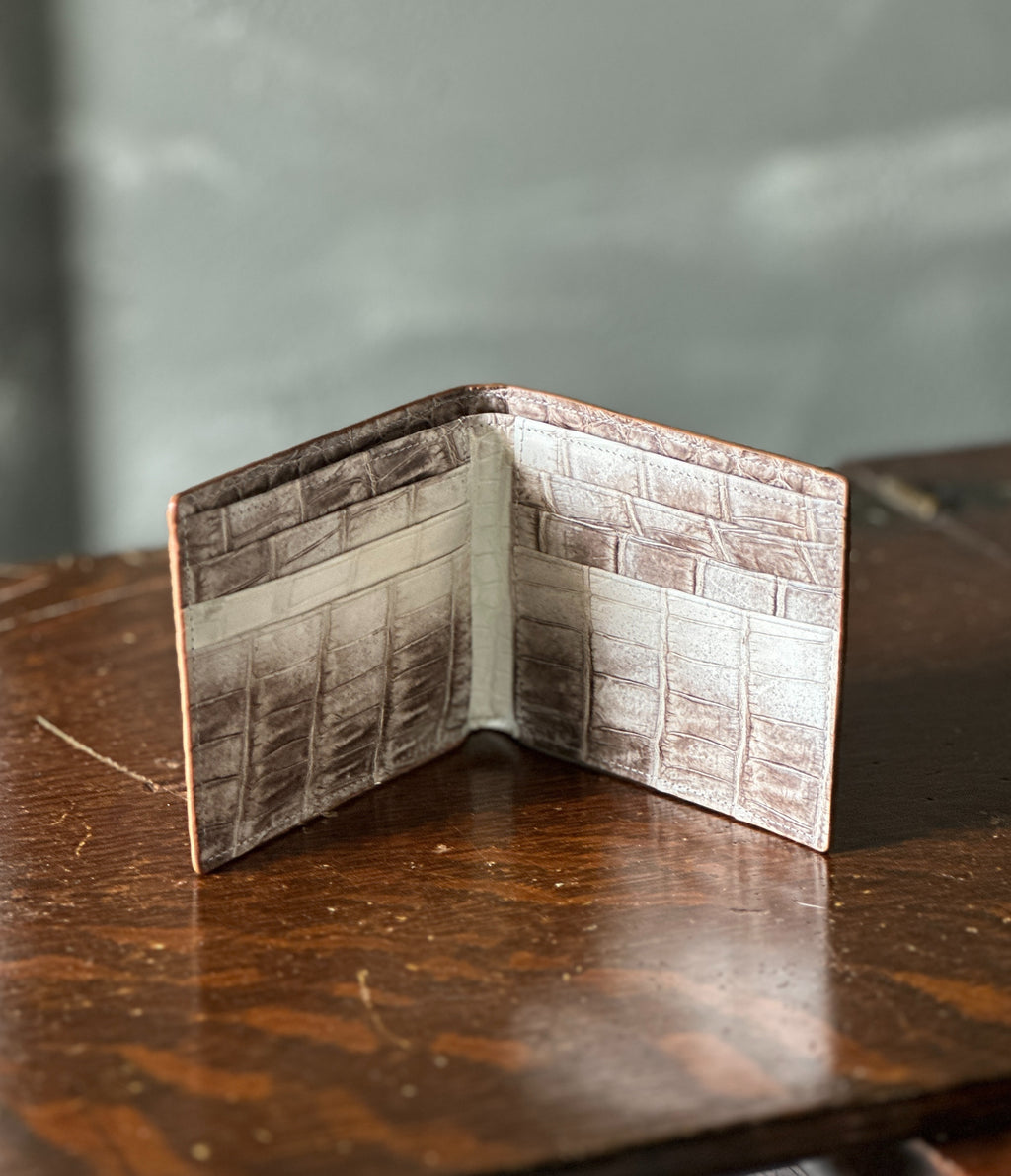 Crocodile Bifold Wallet (Sahara &amp; Himalaya Edition)