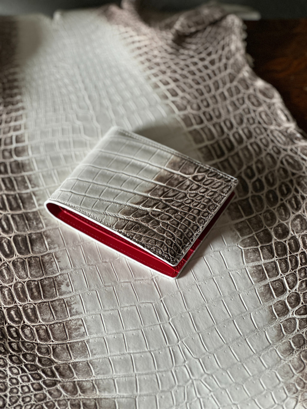 Crocodile Bifold Wallet (Sahara &amp; Himalaya Edition)