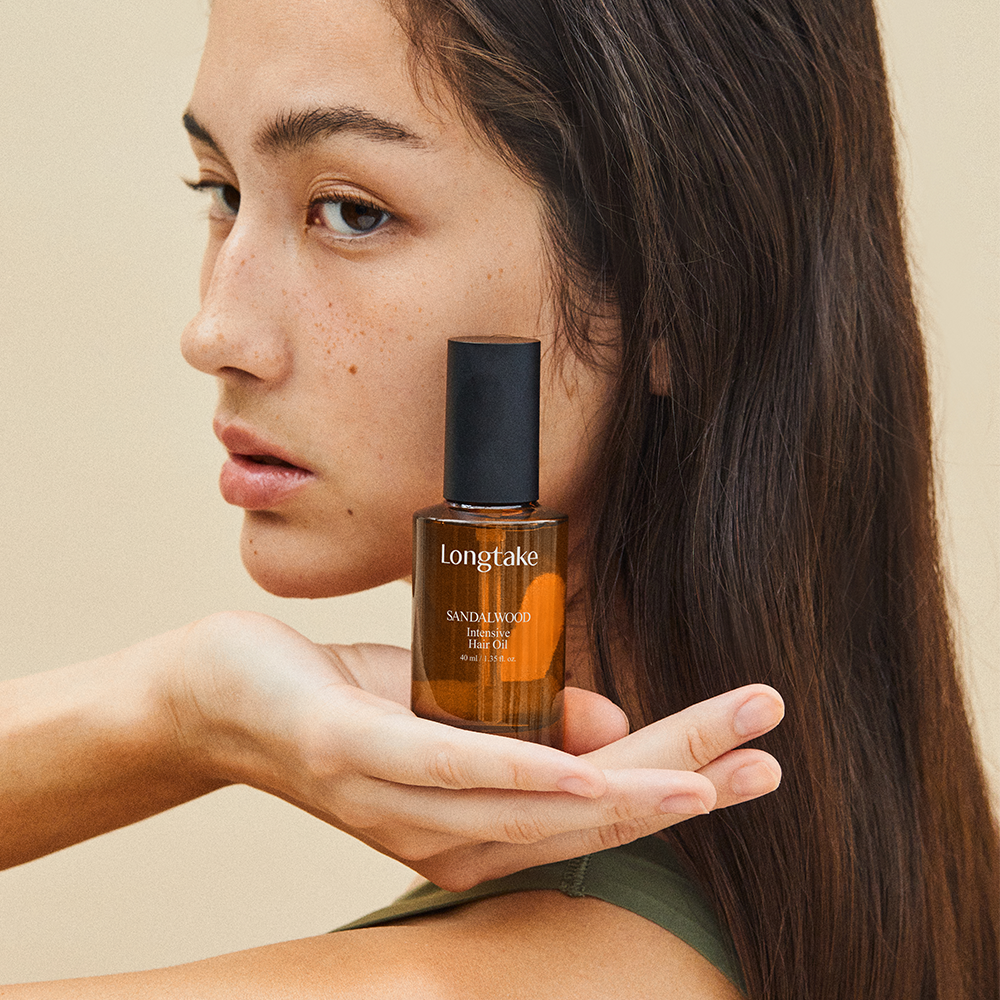 [Longtake] Sandalwood / Black Tea &amp; Fig Hair Oil (40ml)
