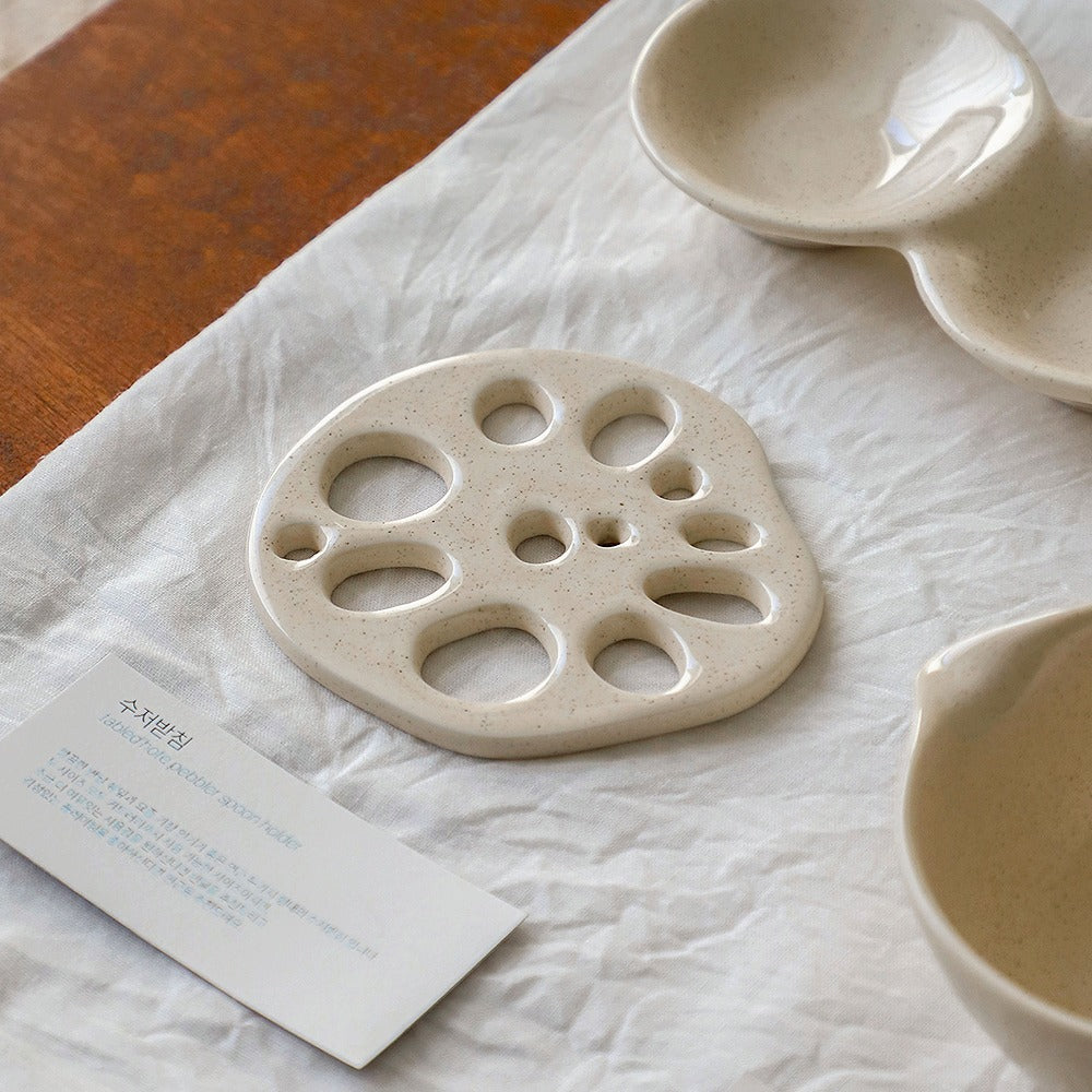 Table D'hote Pebbler Lotus Root Cutlery Rest Set(4ea)