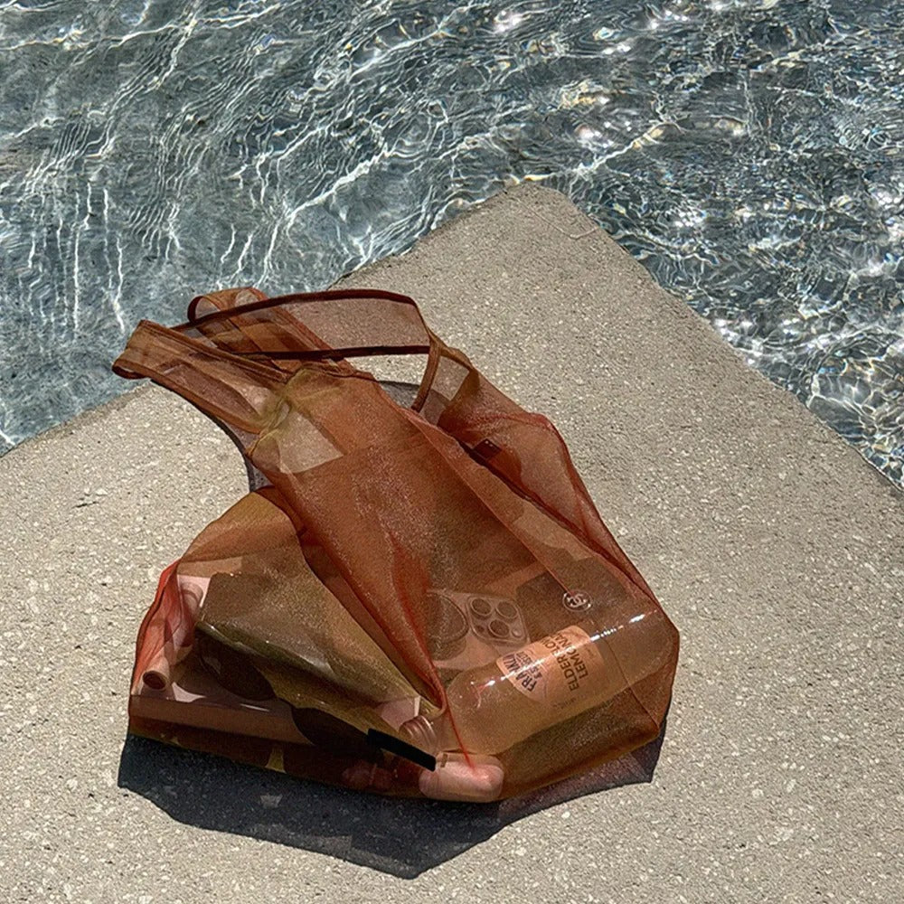 [mo.bett] Lorna Organza Eco Big Bag - Rust Brown
