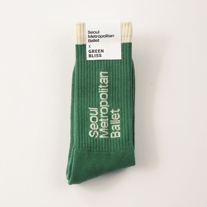 [Green Bliss] Ballet Cushion Socks (Seoul Metropolitan Ballet Collab)