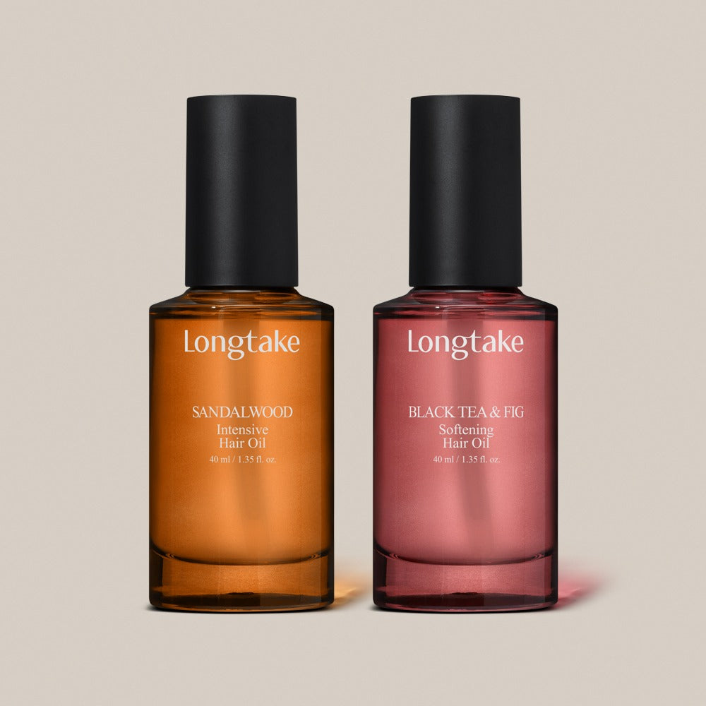 [Longtake] Sandalwood / Black Tea &amp; Fig Hair Oil (40ml)