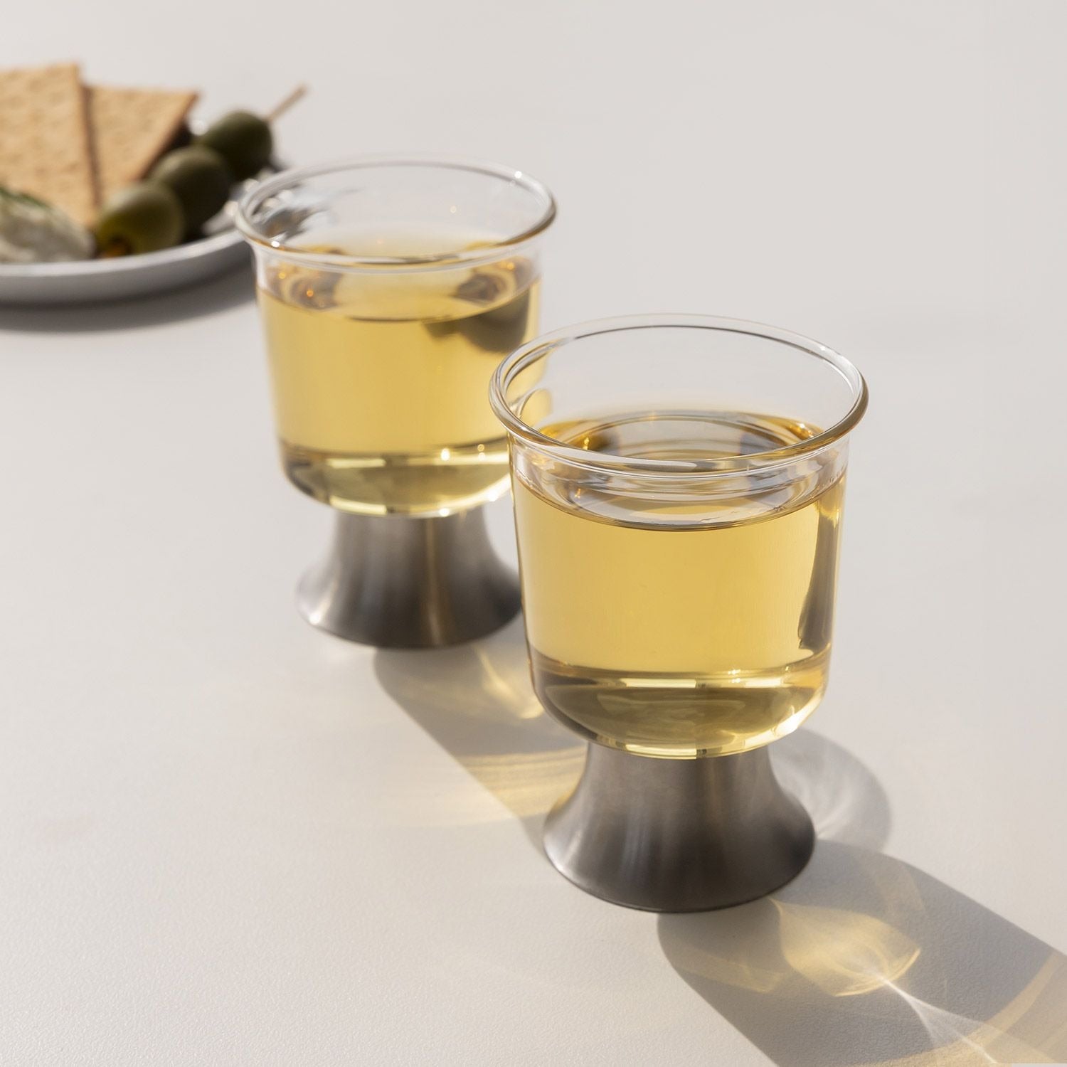 [SSUEIM] Silver Basic Mini Glass 70ml (Set of 2)