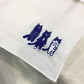 [GREEN BLISS] Organic Handkerchief - Blue Cat