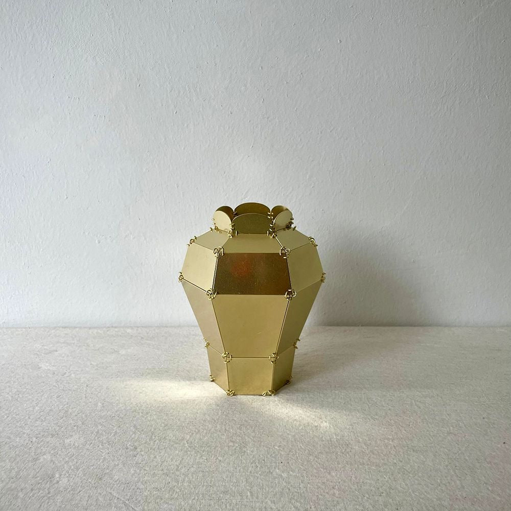 Angular Brass Vase (Maebyeong &amp; Moon Jar)