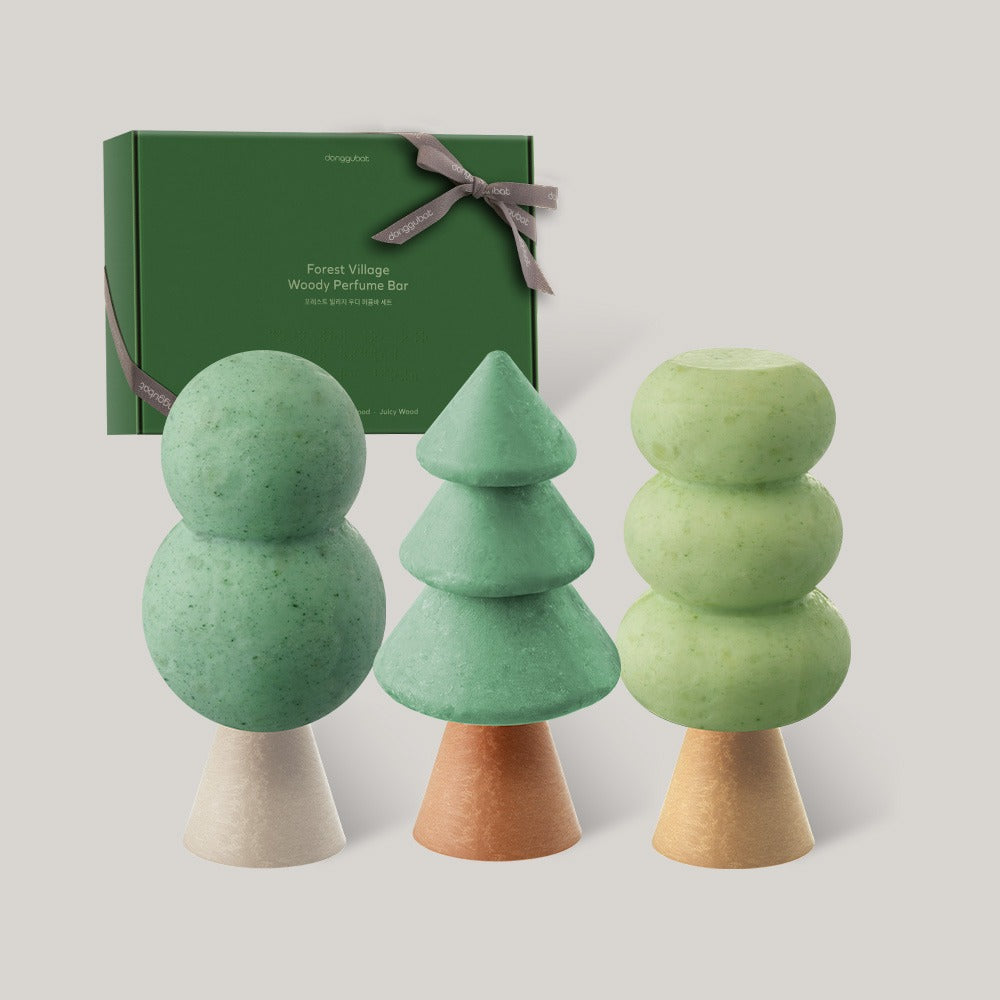[Donggubat] Forest Village Woody Perfume Bar Gift Set