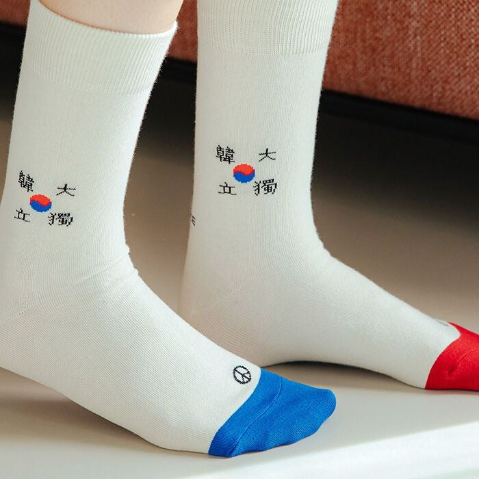 [Green Bliss] Taegeukgi Peace Socks
