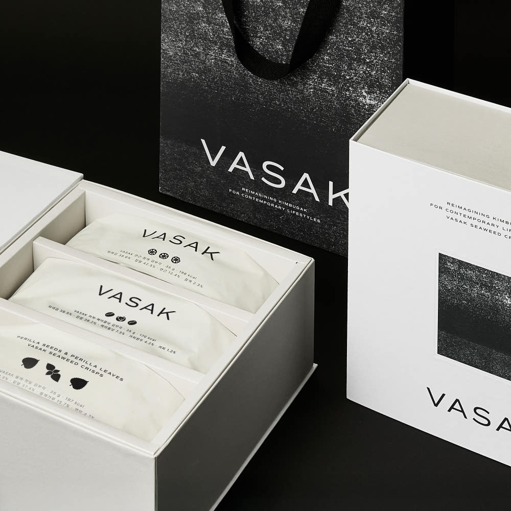 [VASAK] Popular 3-Type Seaweed Crisps Gift Set (30 Sticks)