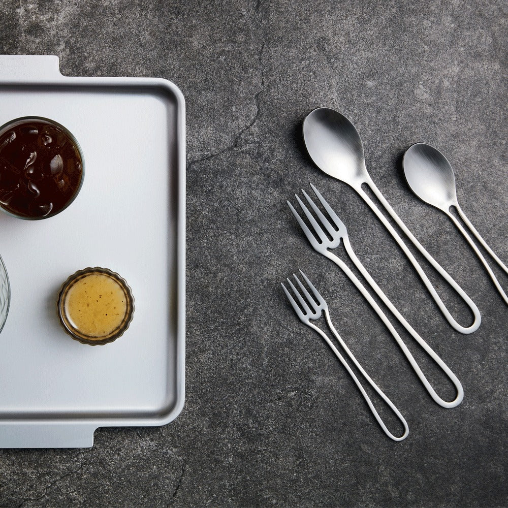 VATYA x Martin Baptiste Outline Cutlery (Matte Silver)