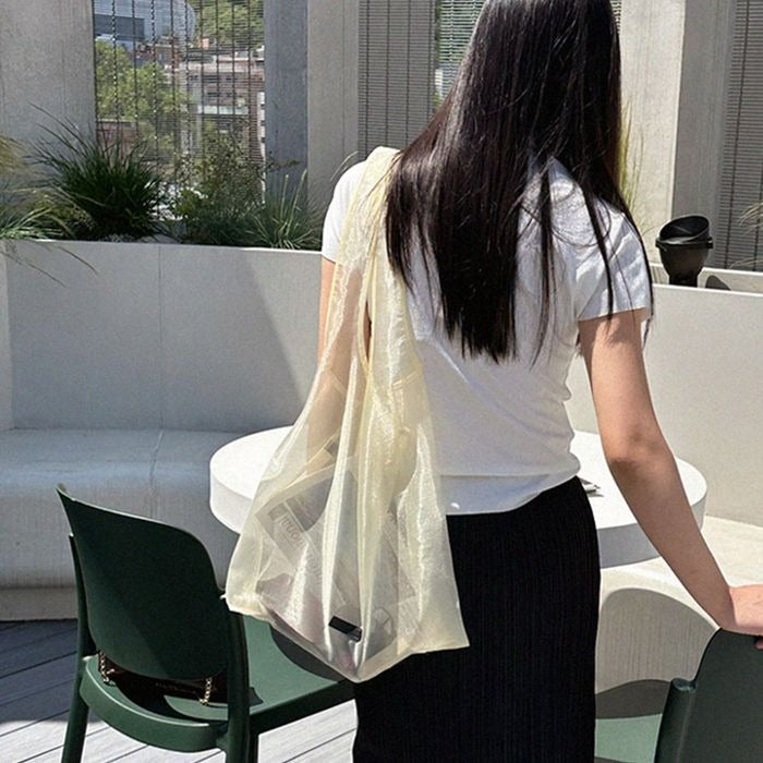 [mo.bett] Lorna Organza Eco Bag - Butter Yellow