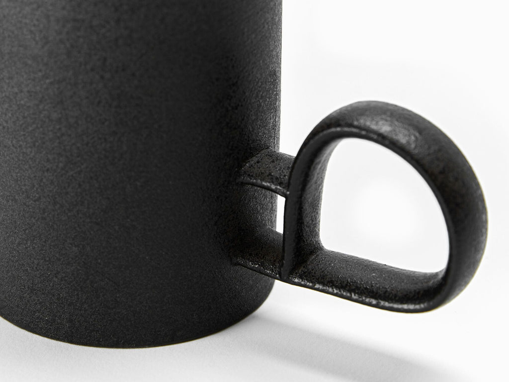 Black Porcelain Mug Set by Jeon Sang-geun