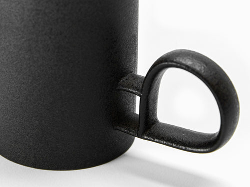 Black Porcelain Mug Set by Jeon Sang-geun