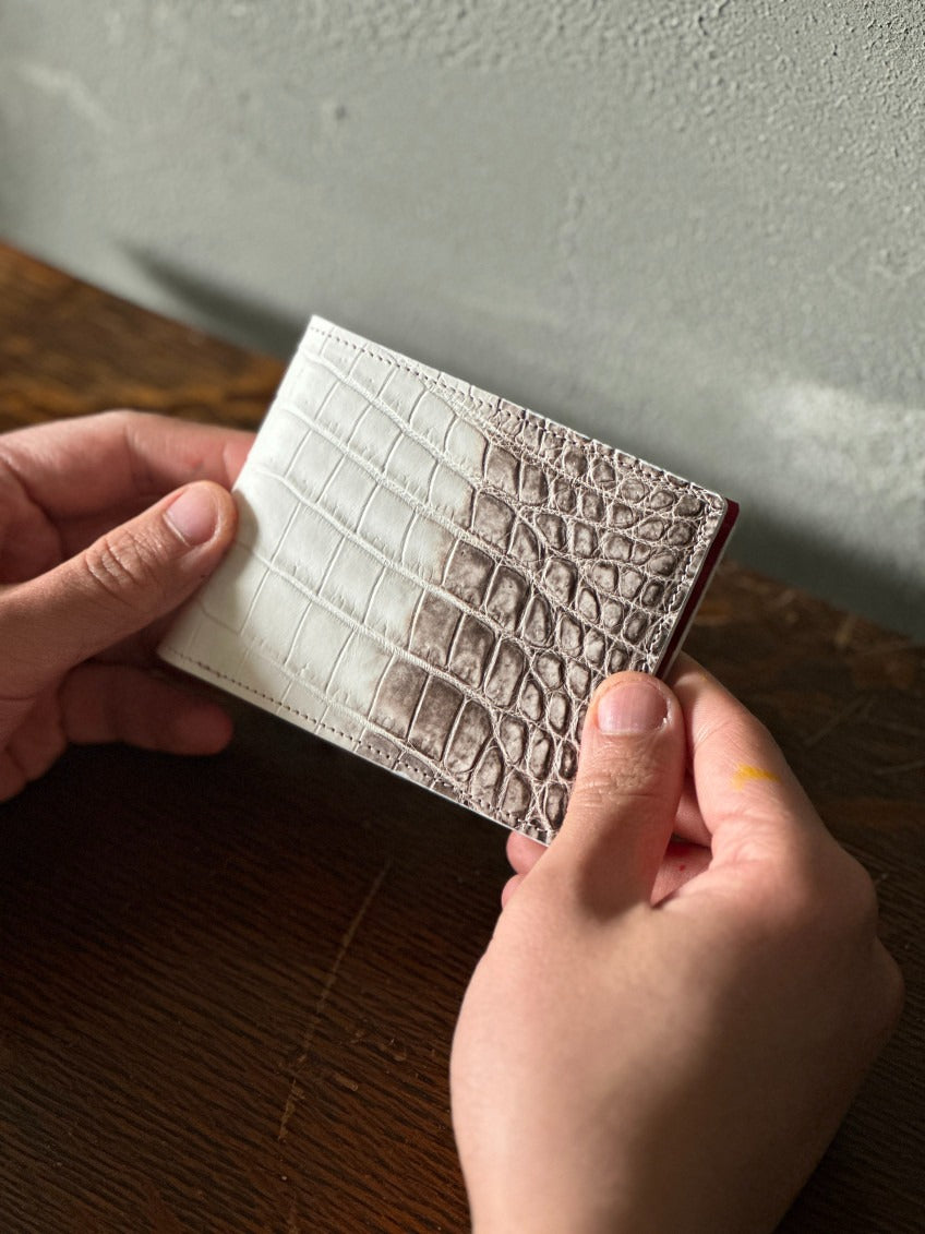 Crocodile Bifold Wallet (Sahara &amp; Himalaya Edition)