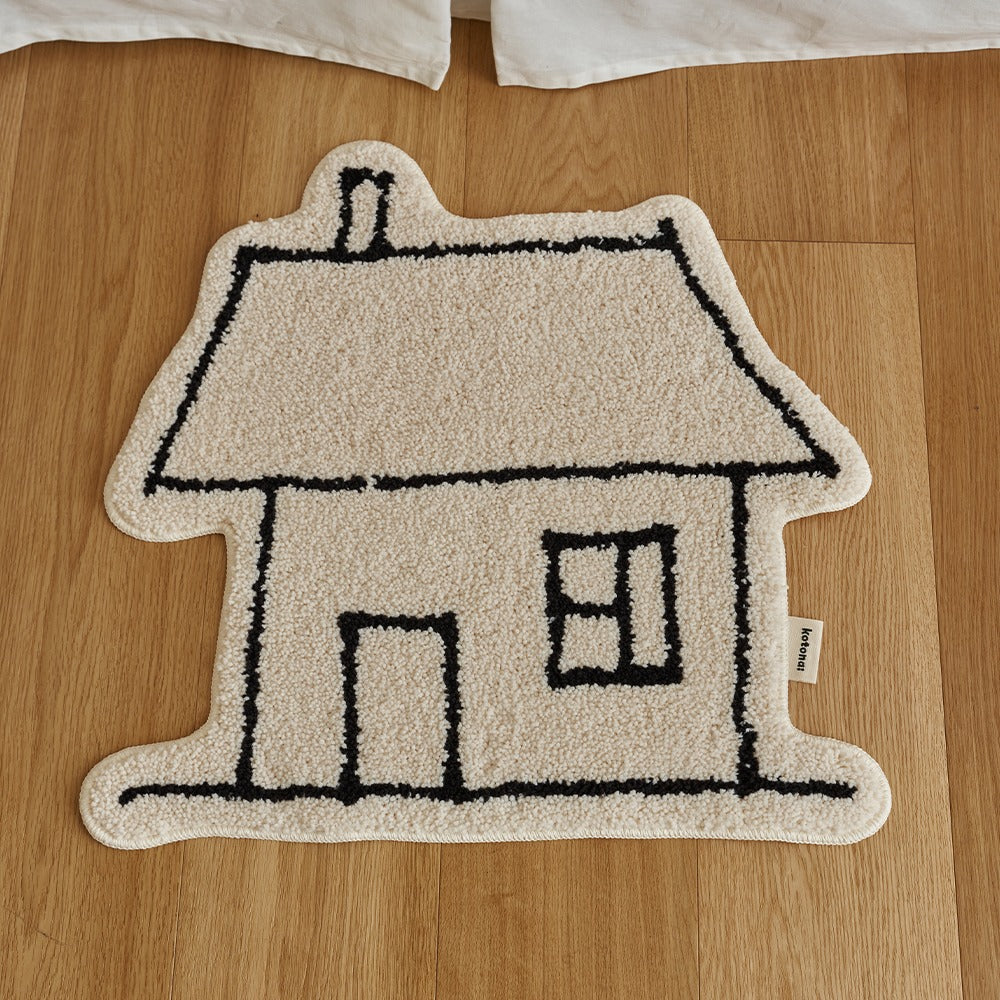 [KOTONA] Rug in Home (House Shape)