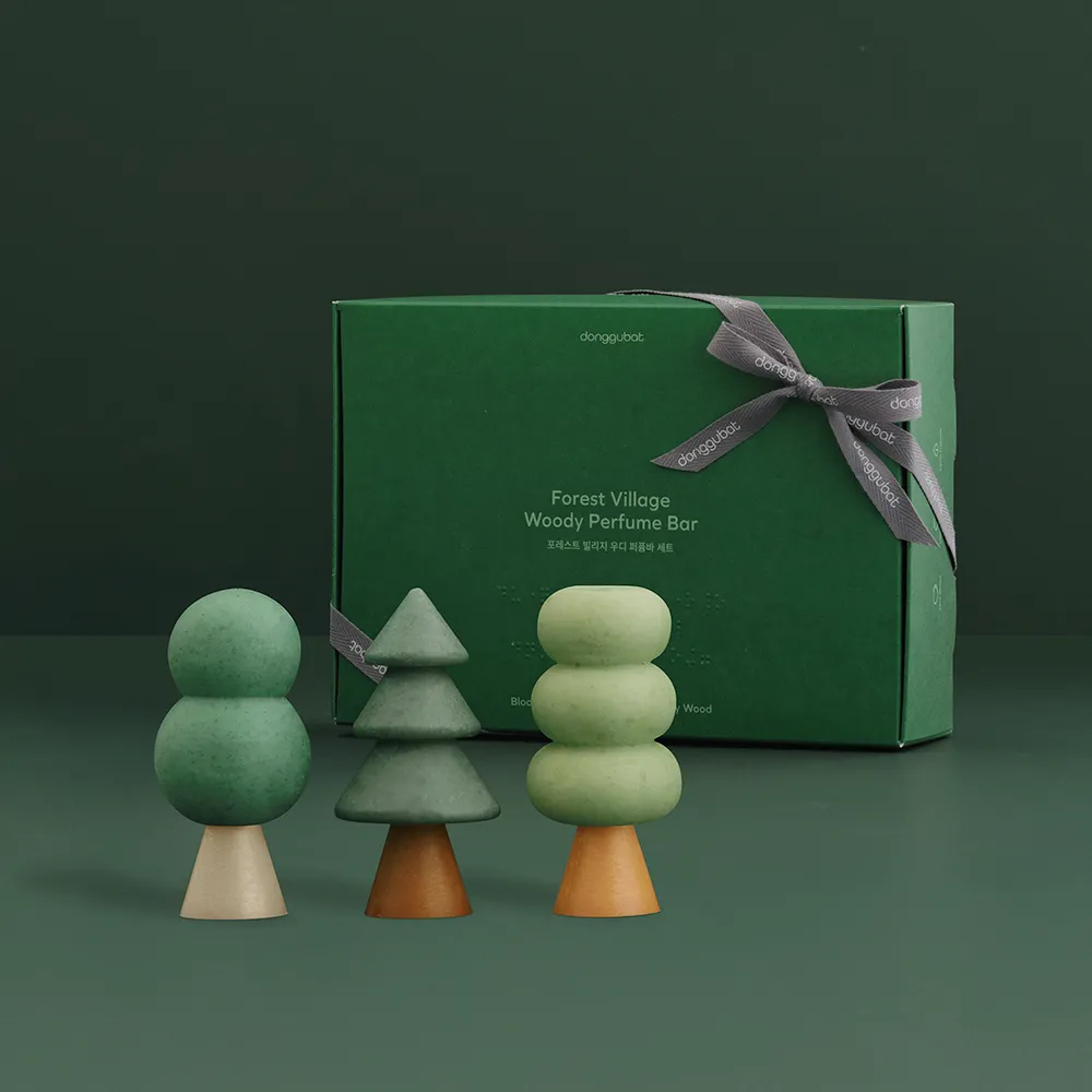 [Donggubat] Forest Village Woody Perfume Bar Gift Set