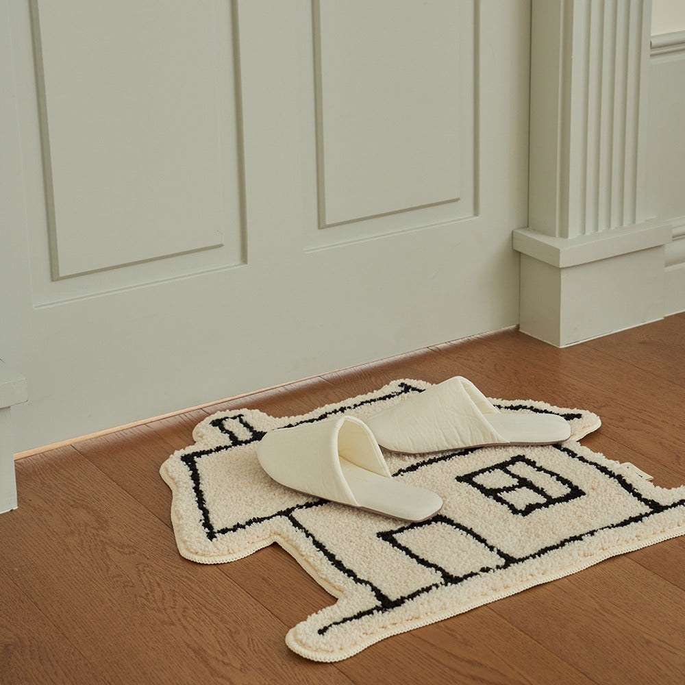 [KOTONA] Rug in Home (House Shape)