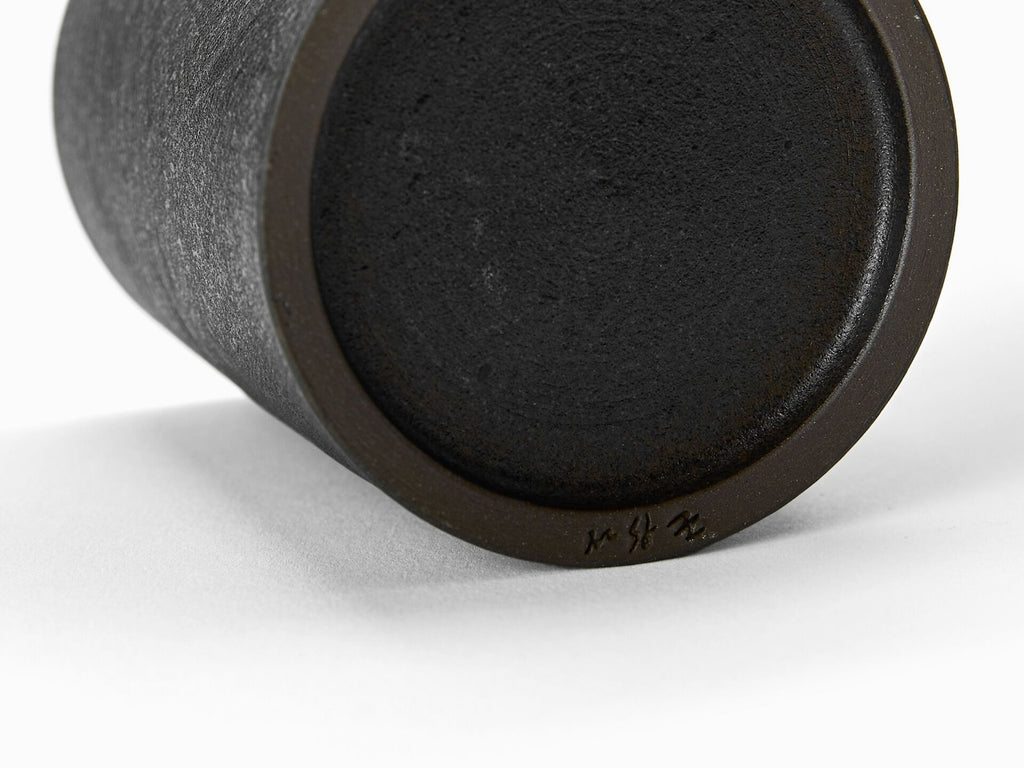 Black Porcelain Mug Set by Jeon Sang-geun