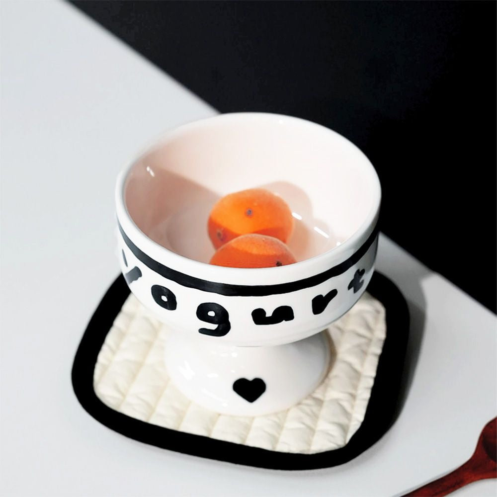 [WALWAL STUDIO] Drawing Yogurt Bowl + Ribbon Gift Package