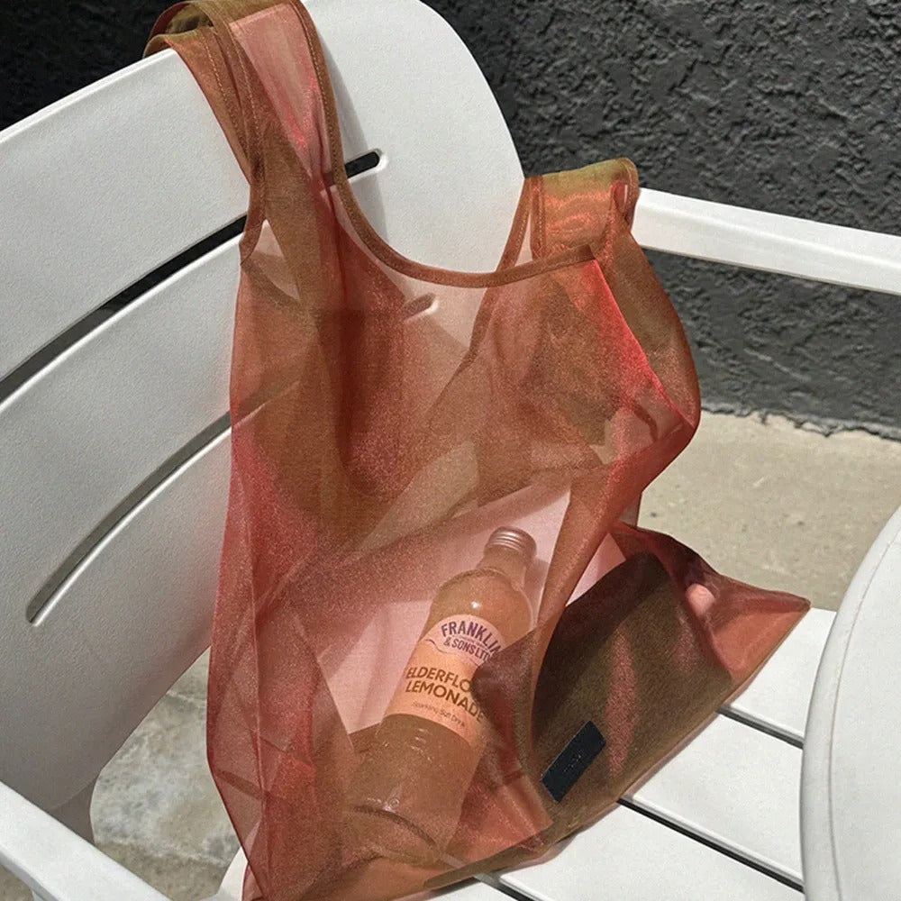 [mo.bett] Lorna Organza Eco Big Bag - Rust Brown