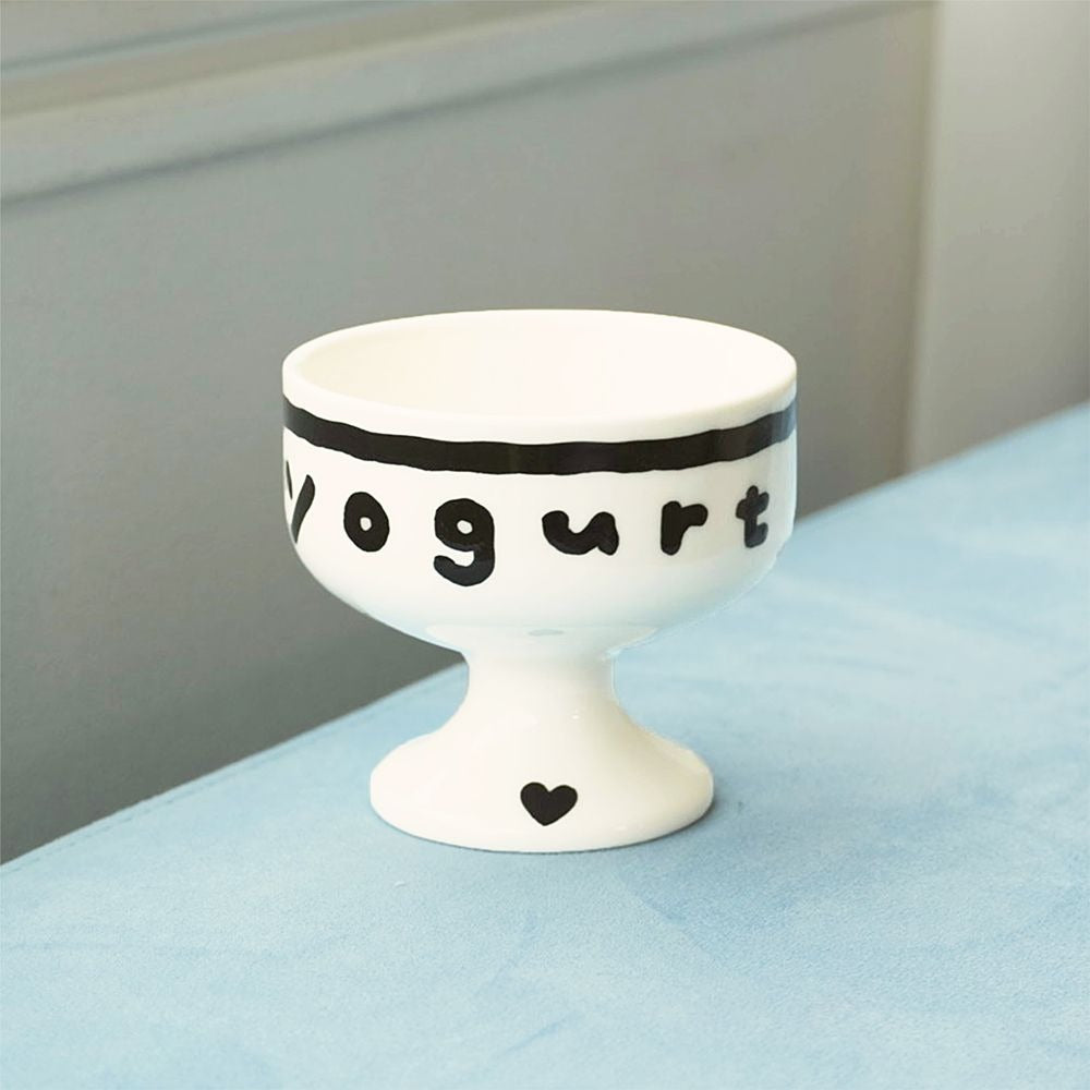 [WALWAL STUDIO] Drawing Yogurt Bowl + Ribbon Gift Package