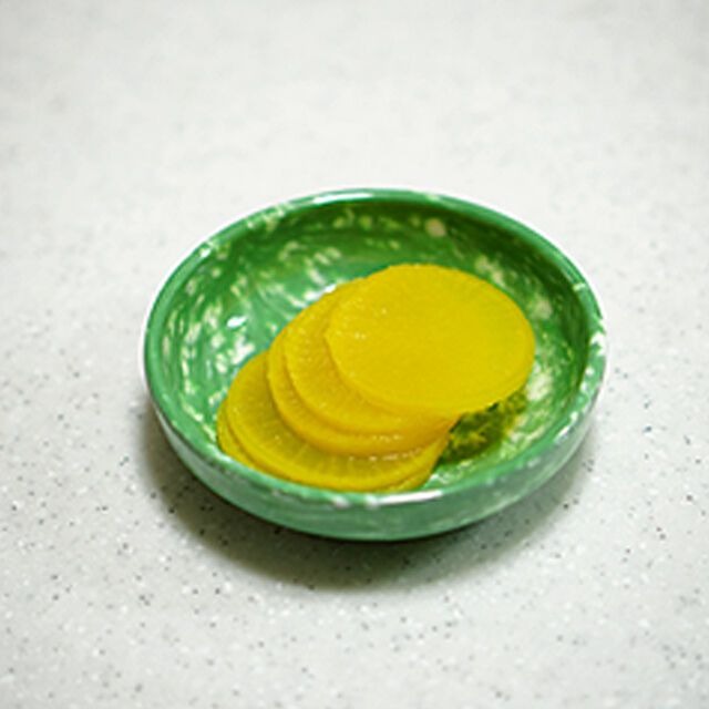 rlovehouse Retro Green Speckled Melamine Tableware Collection