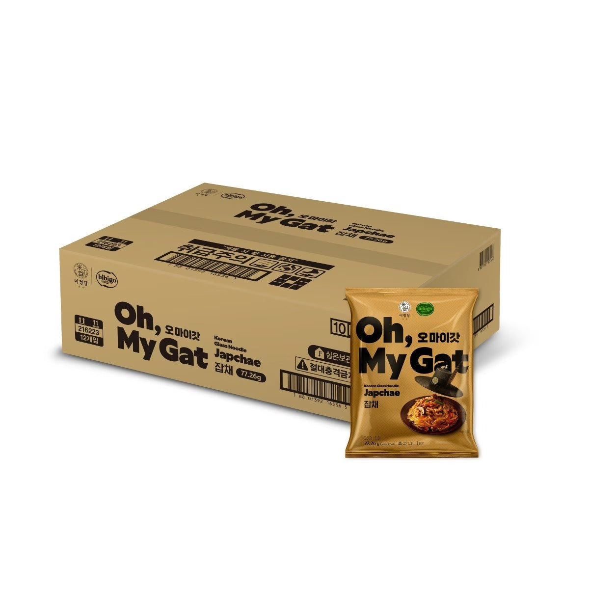 [CJ CheilJedang] Bibigo Oh My Gat Japchae (12 Packs)