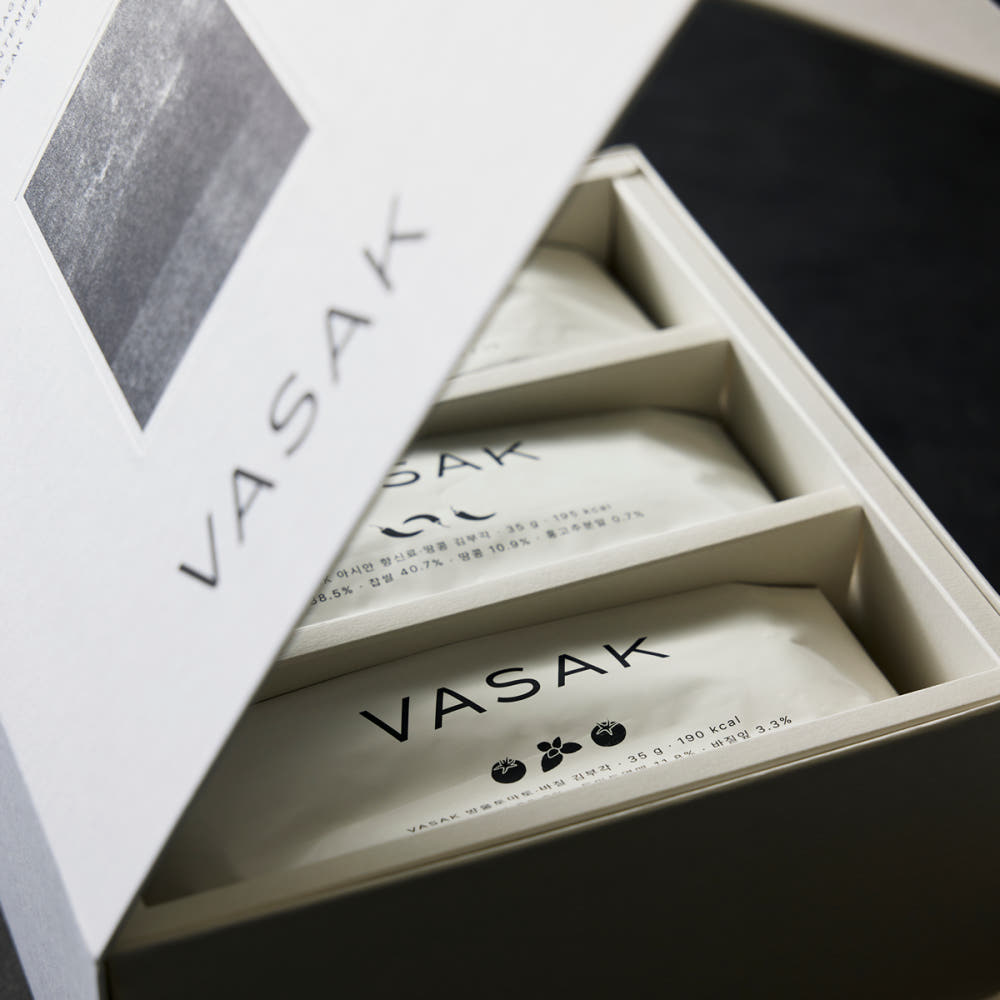 [VASAK] Popular 3-Type Seaweed Crisps Gift Set (30 Sticks)