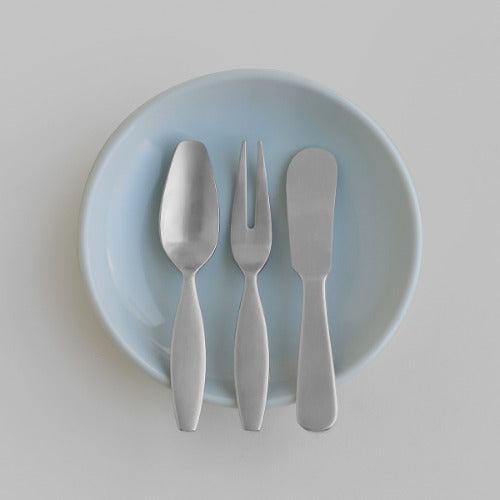 [Soroi Shop] Short Handle Teaspoon, Tea Fork, Butter Knife Set
