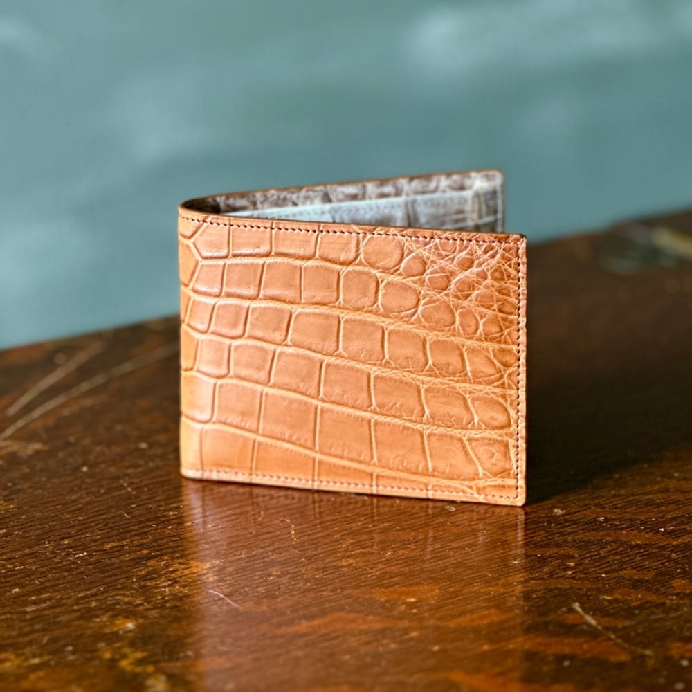 Crocodile Bifold Wallet (Sahara &amp; Himalaya Edition)