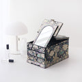 [Parkssisangbang] Premium Mother-of-Pearl Peony Jewelry Box with Mirror (Extra Large)