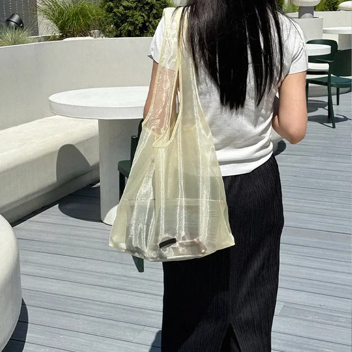 [mo.bett] Lorna Organza Eco Bag - Butter Yellow