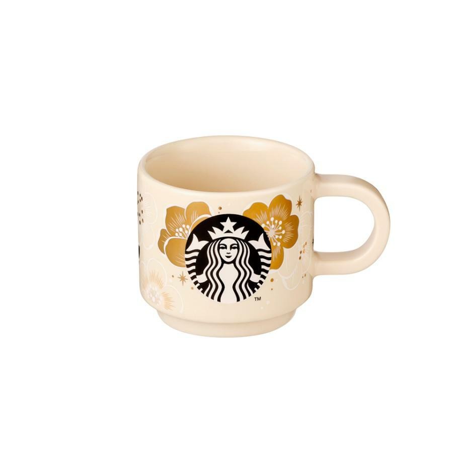 Starbucks Korea Flower Demi Mug (89ml, 2-Piece Set)