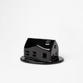 Black Cottage Tealight Holder (Alpine)