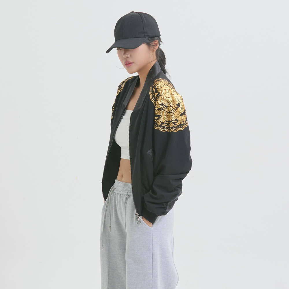 LEESLE Yongan Bomber Jacket (Black)