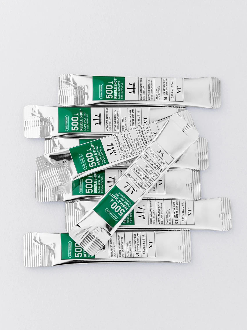 VT Cosmetics Reedle Shot 500 Facial Boosting First Ampoule (2ml x 8 Pcs)